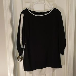 Dress blouse open back